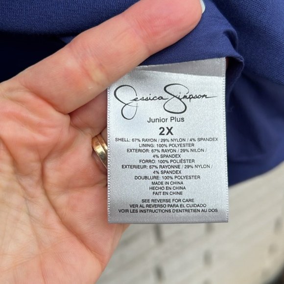 Jessica Simpson Blue and Navy Blazer - Picture 5 of 7